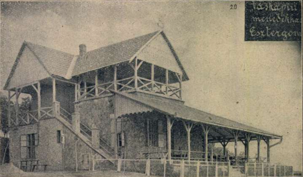 A Vaskapu menedékház 1925-ben [Nemzeti Ujság, 7. évf. 223. sz.]