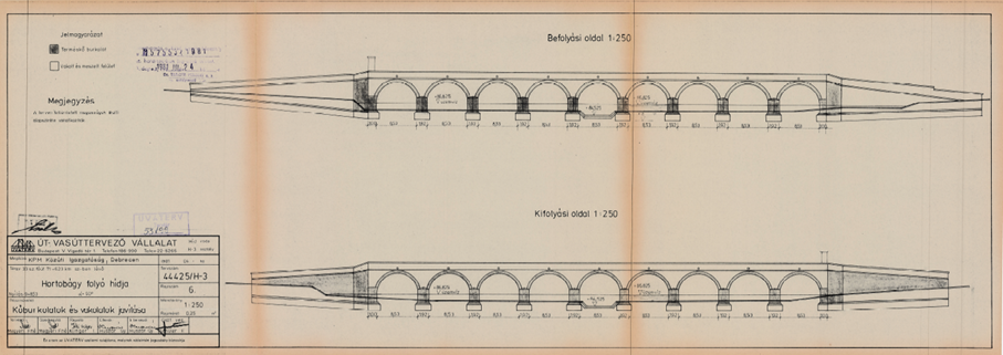 44425*UR. A Hortobágy folyó hídjai. 1983.