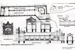 A Park Mozi épületének eredeti, Pilch Andor-féle terve 1920-ból. Baranyai Művelődés 1. sz. (1987)